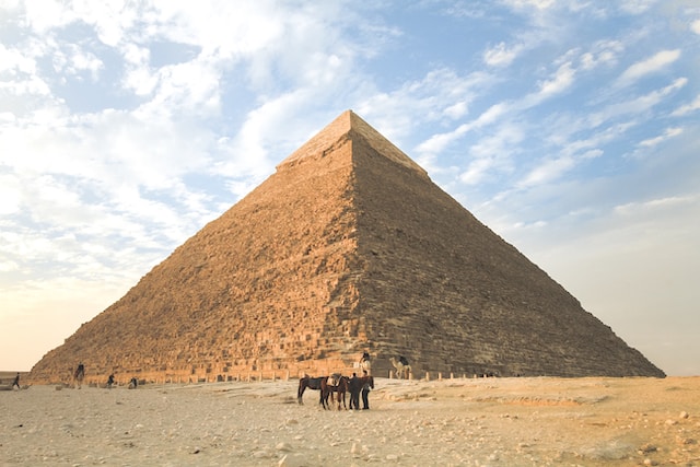 Giza Pyramids Credit: Jeremy Bishop on Unsplash