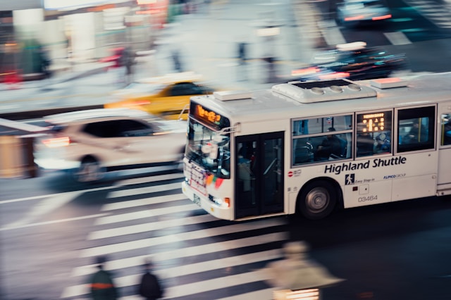 Photo by <a href="https://unsplash.com/@chuttersnap?utm_content=creditCopyText&utm_medium=referral&utm_source=unsplash">CHUTTERSNAP</a> on <a href="https://unsplash.com/photos/time-lapse-photo-of-bus-ywDi4b-z5fw?utm_content=creditCopyText&utm_medium=referral&utm_source=unsplash">Unsplash</a> 